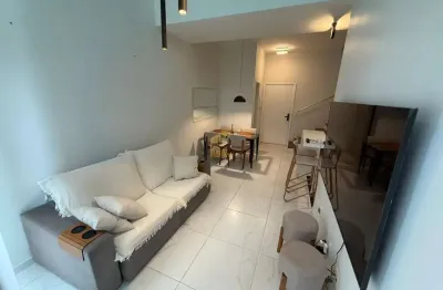 Apartamento loft para locação no bairro Gonzaga em Santos - SP, 1 dormitório sendo uma suíte