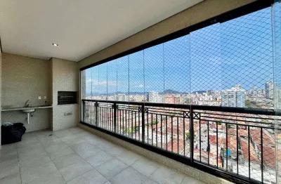 Apartamento com 3 dormitórios para alugar, 150 m² por r$ 12.000,00/mês - embaré - santos/sp