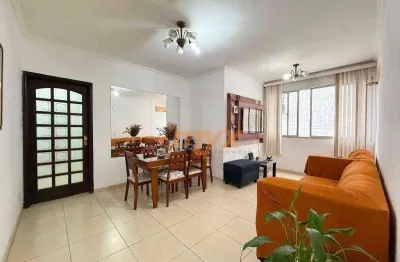 Apartamento com 2 dormitórios à venda, 98 m² por r$ 550.000,00 - embaré - santos/sp