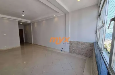 Apartamento com 3 dormitórios à venda, 120 m² por r$ 630.000,00 - josé menino - santos/sp