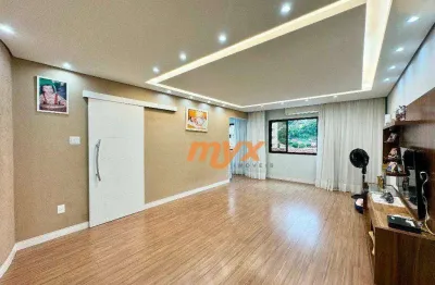 Apartamento com 2 dormitórios à venda, 105 m² por r$ 625.000,00 - marapé - santos/sp