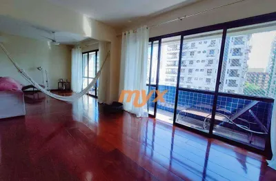 Apartamento com 3 dormitórios à venda, 219 m² por r$ 1.200.000,00 - boqueirão - santos/sp