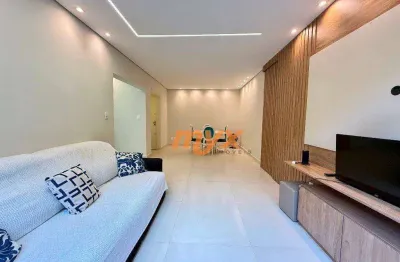 Apartamento com 2 dormitórios à venda, 83 m² por r$ 595.000,00 - ponta da praia - santos/sp