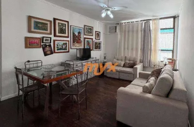 Apartamento com 2 dormitórios, 98 m² - venda por r$ 800.000,00 ou aluguel por r$ 5.717,00/mês - aparecida - santos/sp