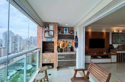 Apartamento com 3 dormitórios à venda, 109 m² por r$ 1.500.000,00 - gonzaga - santos/sp