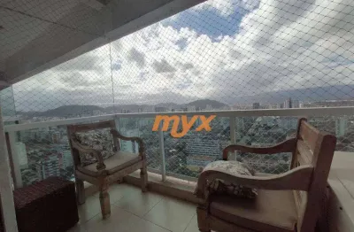 Apartamento com 1 dormitório à venda, 47 m² por r$ 600.000,00 - boqueirão - santos/sp