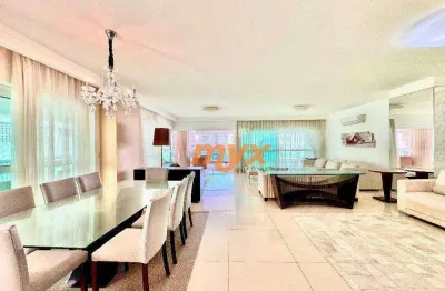 Apartamento com 4 dormitórios, 360 m² - venda por r$ 5.500.000,00 ou aluguel por r$ 30.000,00/mês - gonzaga - santos/sp