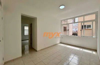 Apartamento com 1 dormitório à venda, 48 m² por r$ 320.000,00 - boqueirão - santos/sp