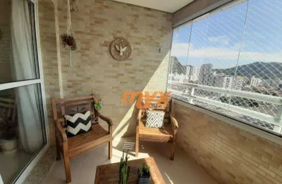 Apartamento com 3 dormitórios à venda, 95 m² por r$ 1.160.000,00 - josé menino - santos/sp