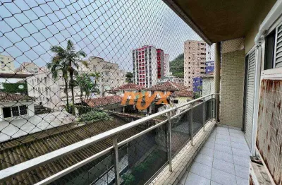 Apartamento com 2 dormitórios à venda, 103 m² por r$ 425.000,00 - itararé - são vicente/sp