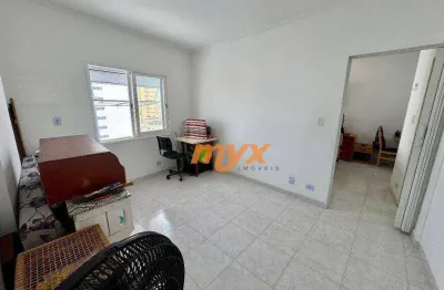 Apartamento com 1 dormitório à venda, 46 m² por r$ 249.000,00 - centro - são vicente/sp