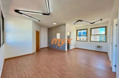 Sala para alugar, 70 m² por r$ 3.650,00/mês - gonzaga - santos/sp