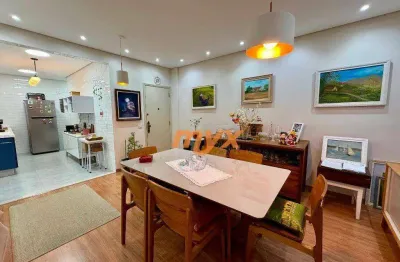 Apartamento com 3 dormitórios à venda, 113 m² por r$ 1.100.000,00 - gonzaga - santos/sp