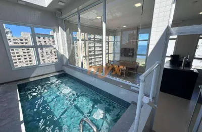 Cobertura com 3 dormitórios à venda, 158 m² por r$ 4.000.000,00 - embaré - santos/sp