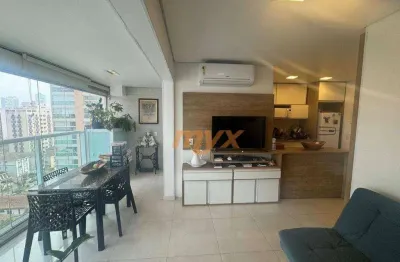 Apartamento com 1 dormitório à venda, 49 m² por r$ 650.000,00 - ponta da praia - santos/sp