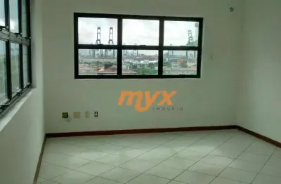 Sala para alugar, 45 m² por r$ 2.500,00/mês - aparecida - santos/sp