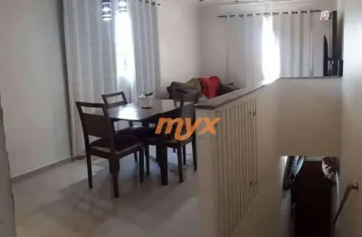 Sobrado com 3 dormitórios à venda, 110 m² por r$ 380.000,00 - vila são jorge - são vicente/sp