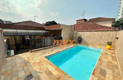Casa com 4 dormitórios à venda, 338 m² por r$ 1.850.000,00 - embaré - santos/sp