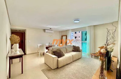Apartamento com 3 dormitórios à venda, 129 m² por r$ 1.650.000,00 - embaré - santos/sp