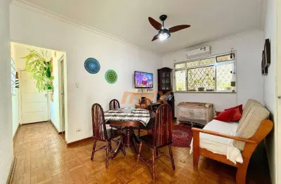 Apartamento com 2 dormitórios à venda, 67 m² por r$ 400.000,00 - gonzaga - santos/sp