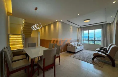 Cobertura com 3 dormitórios à venda, 240 m² por r$ 1.190.000,00 - aparecida - santos/sp