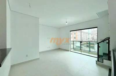 Casa com 2 dormitórios à venda, 90 m² por r$ 745.000,00 - campo grande - santos/sp