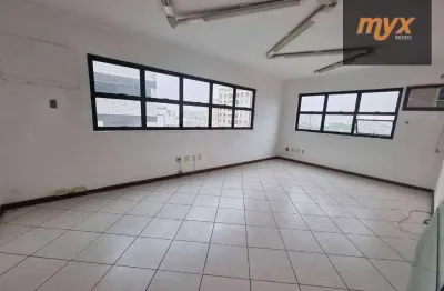 Sala para alugar, 45 m² por r$ 2.500,00/mês - aparecida - santos/sp