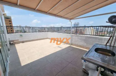 Cobertura com 2 dormitórios à venda, 145 m² por r$ 790.000,00 - aparecida - santos/sp