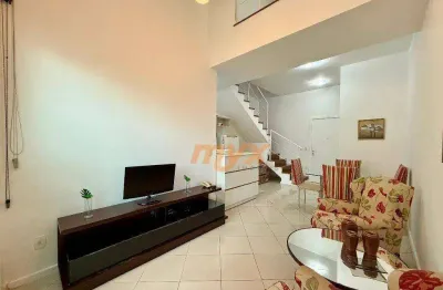 Loft com 2 dormitórios para alugar, 70 m² - gonzaga - santos/sp