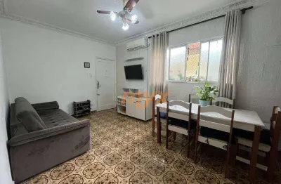 Apartamento com 2 dormitórios à venda, 77 m² por r$ 310.000,00 - gonzaga - santos/sp