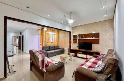 Casa com 4 dormitórios para alugar, 180 m² por r$ 5.500,00/mês - campo grande - santos/sp