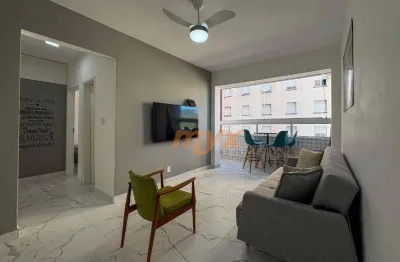 Apartamento com 2 dormitórios à venda, 75 m² por r$ 630.000,00 - embaré - santos/sp