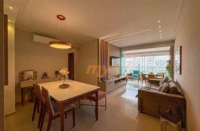 Apartamento com 2 dormitórios à venda, 119 m² por r$ 1.850.000,00 - embaré - santos/sp