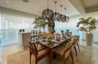 Apartamento com 3 dormitórios à venda, 184 m² por r$ 3.750.000,00 - boqueirão - santos/sp