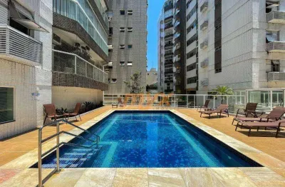 Apartamento com 2 dormitórios à venda, 110 m² por R$ 1.150.000,00 - Aparecida - Santos/SP