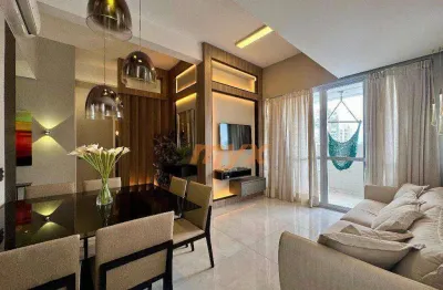 Apartamento com 3 dormitórios para alugar, 140 m² por R$ 10.000,00/mês - Gonzaga - Santos/SP