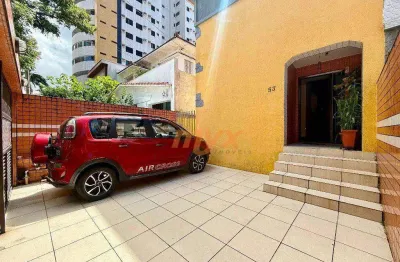 Sobrado com 3 dormitórios à venda, 175 m² por R$ 1.800.000,00 - Pompéia - Santos/SP