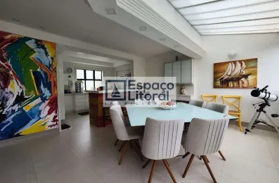 Cobertura com 4 dormitórios à venda, 150 m² por r$ 1.200.000,00 - prainha - caraguatatuba/sp