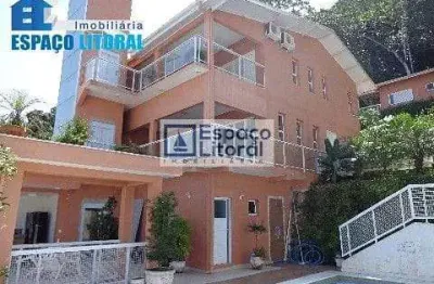 Sobrado à venda 4 quartos, 4 suites, 3 vagas, 750m², martim de sá, caraguatatuba - sp
