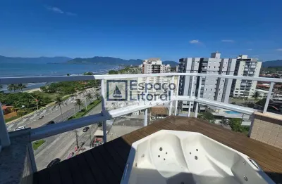 Cobertura duplex para venda e locação, indaiá, caraguatatuba, sp