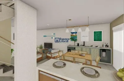 Casa com 2 quartos à venda no balneário copacabana, caraguatatuba , 130 m2 por r$ 703.000