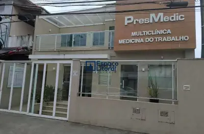 Ponto comercial com 8 salas para alugar no centro, caraguatatuba , 236 m2 por r$ 15.000