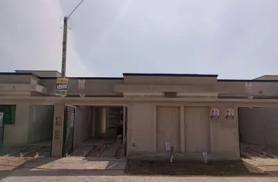 Ótimas casa com 3 quartos em fase de acabamento em ótima localização no campo de santana r$ 318.000,00