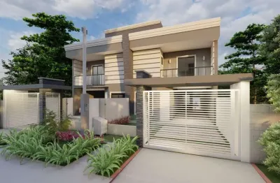 Sobrado Alto Padrão 156m² Araucária Ótima localização, com terreno espaçoso