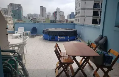 Cobertura com 3 quartos para alugar na Rua Eugênio Amado, Tombo, Guarujá