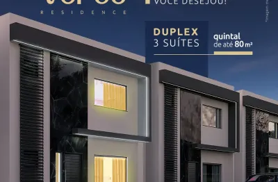 Duplex com 3 suites, pertinho da olivia flores, com lazer completo na área comum