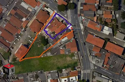 Terreno à venda na Rua Juruá, 242/244/23, Vila Eldízia, Santo André