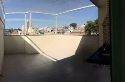 Cobertura à venda 3 quartos 1 suíte 2 vagas utinga - santo andré - sp