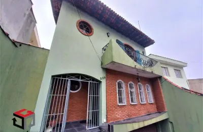 Sobrado à venda 3 quartos 1 suíte 5 vagas teles de menezes - santo andré - sp