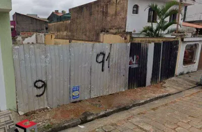 Terreno à venda na Rua Pedro Góes, 92 e 96, Parque Industriário, Santo André